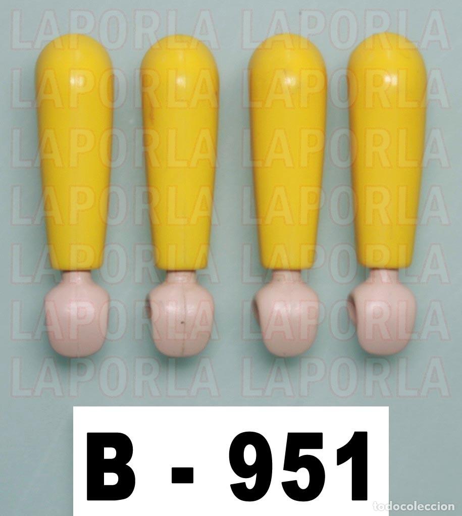 Playmobil: PLAYMOBIL 4 BRAZOS AMARILLOS (B-951)