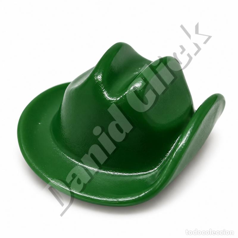 Playmobil: Playmobil Sombrero Vaquero Ala Doblada Verde Oeste Safari Explorador Vintage