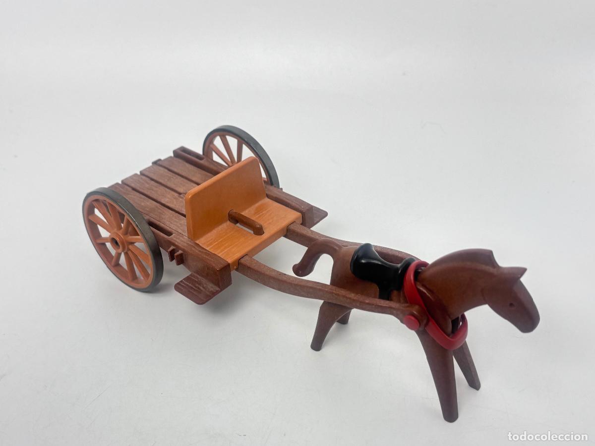 Playmobil: Playmobil carro medieval con caballo - Foto 1