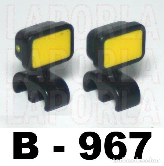 Playmobil: PLAYMOBIL 2 FOCOS PARA JEEP VEH&Iacute;CULO ANFIBIO 3346 3399 3764 4175 - RECAMBIOS REPUESTOS (B-967)