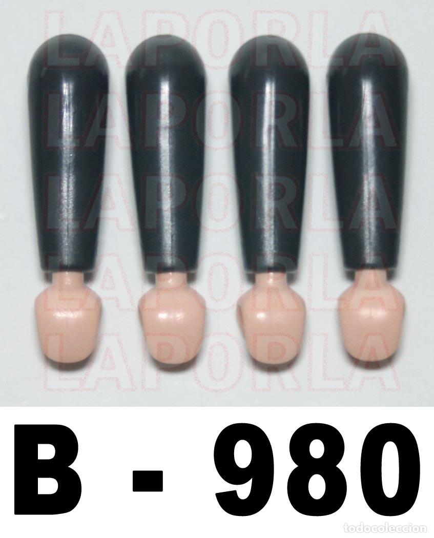 Playmobil: PLAYMOBIL 4 BRAZOS GRIS OSCURO (B-980)