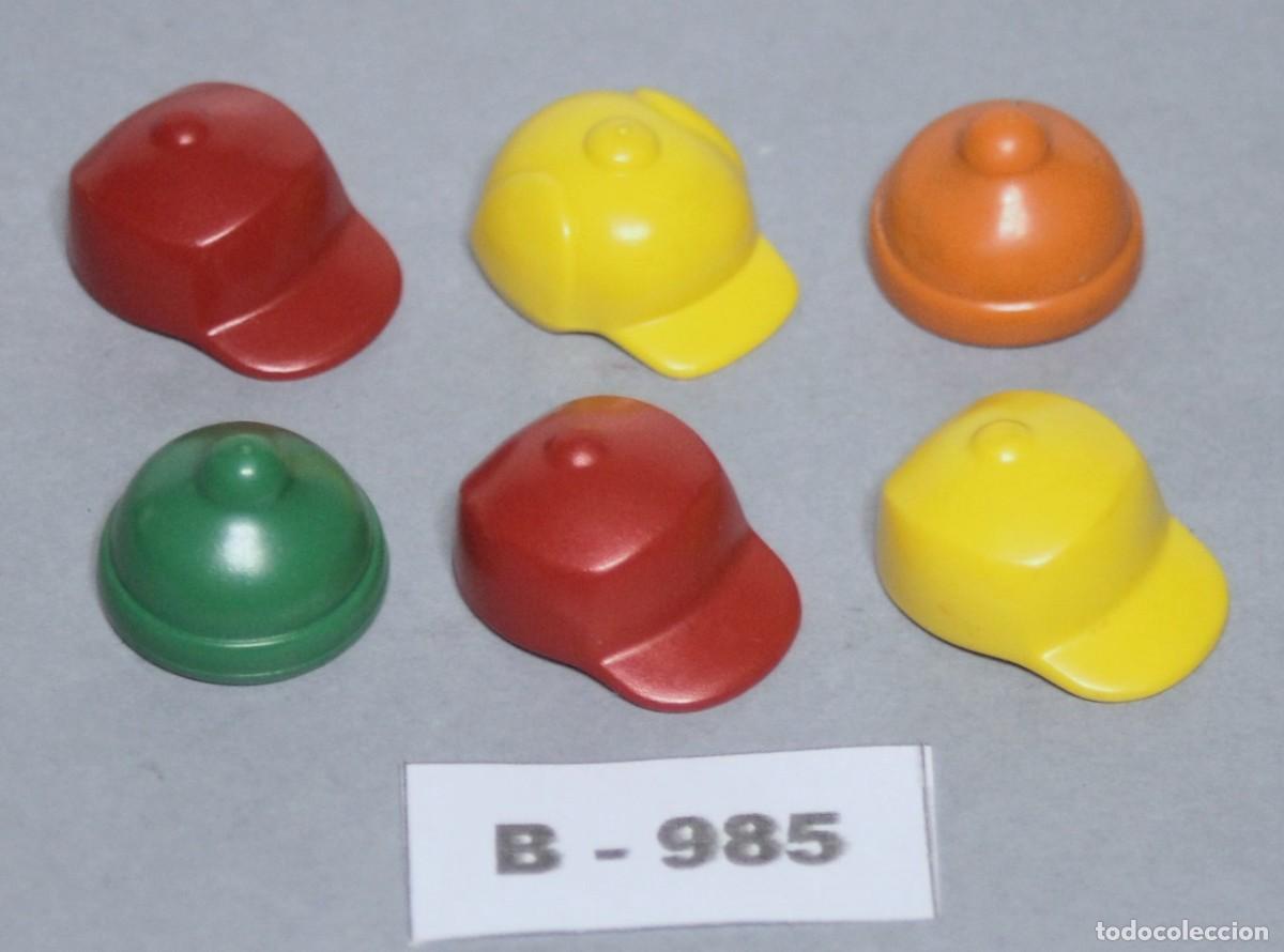 Playmobil: PLAYMOBIL 6 GORRITOS NI&Ntilde;OS NI&Ntilde;AS - INFANTIL COLEGIO ESCUELA (B-985)