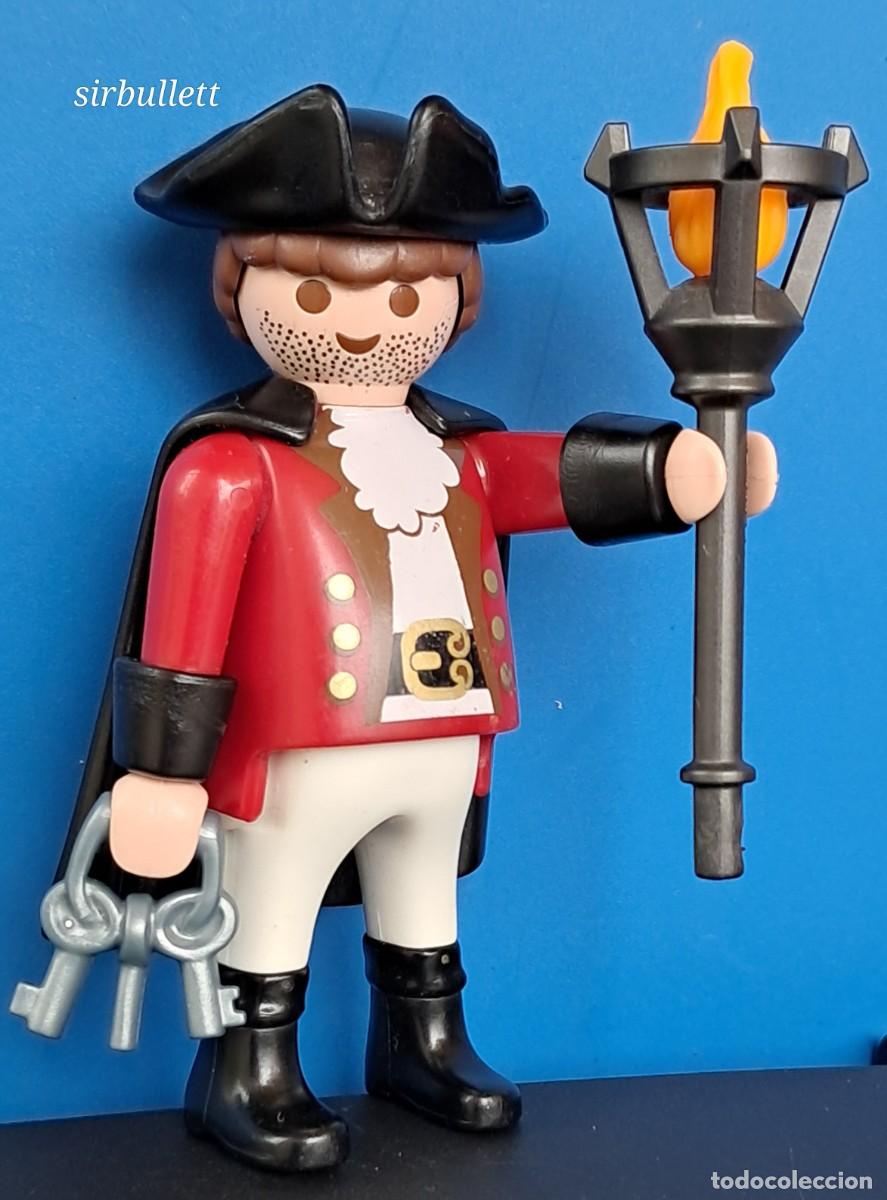 Playmobil: Figura Sereno Carcelero Playmobil. Medieval Victoriano