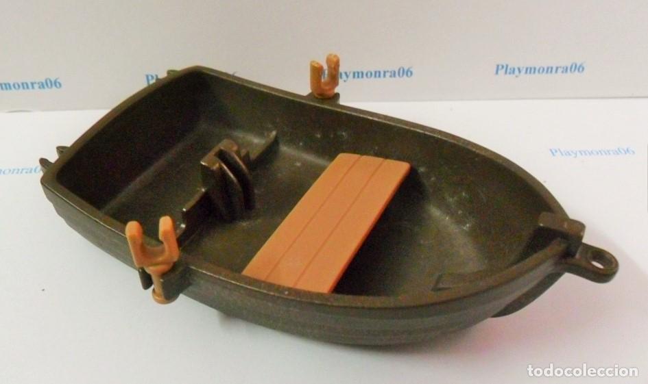 Playmobil: PLAYMOBIL P101 * BARCA MARRON CON ASIENTO Y ENGANCHES REMO PIRATA OESTE PESSCA