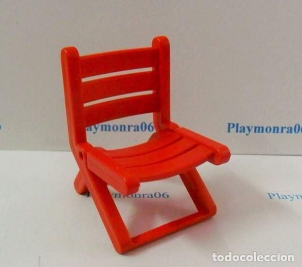 Playmobil: PLAYMOBIL P101 * MUEBLE SILLA PLEGABLE ROJA JARDIN 3230 3728 3771 5341
