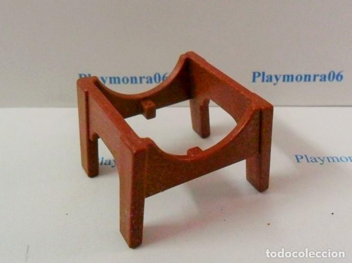 Playmobil: PLAYMOBIL P101 * MUEBLE SOPORTER BARRIL MARRON OESTE MEDIEVAL