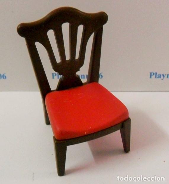 Playmobil: PLAYMOBIL P101 * MUEBLE SILLA CON COJIN ROJO EPOCA VICTORIANA