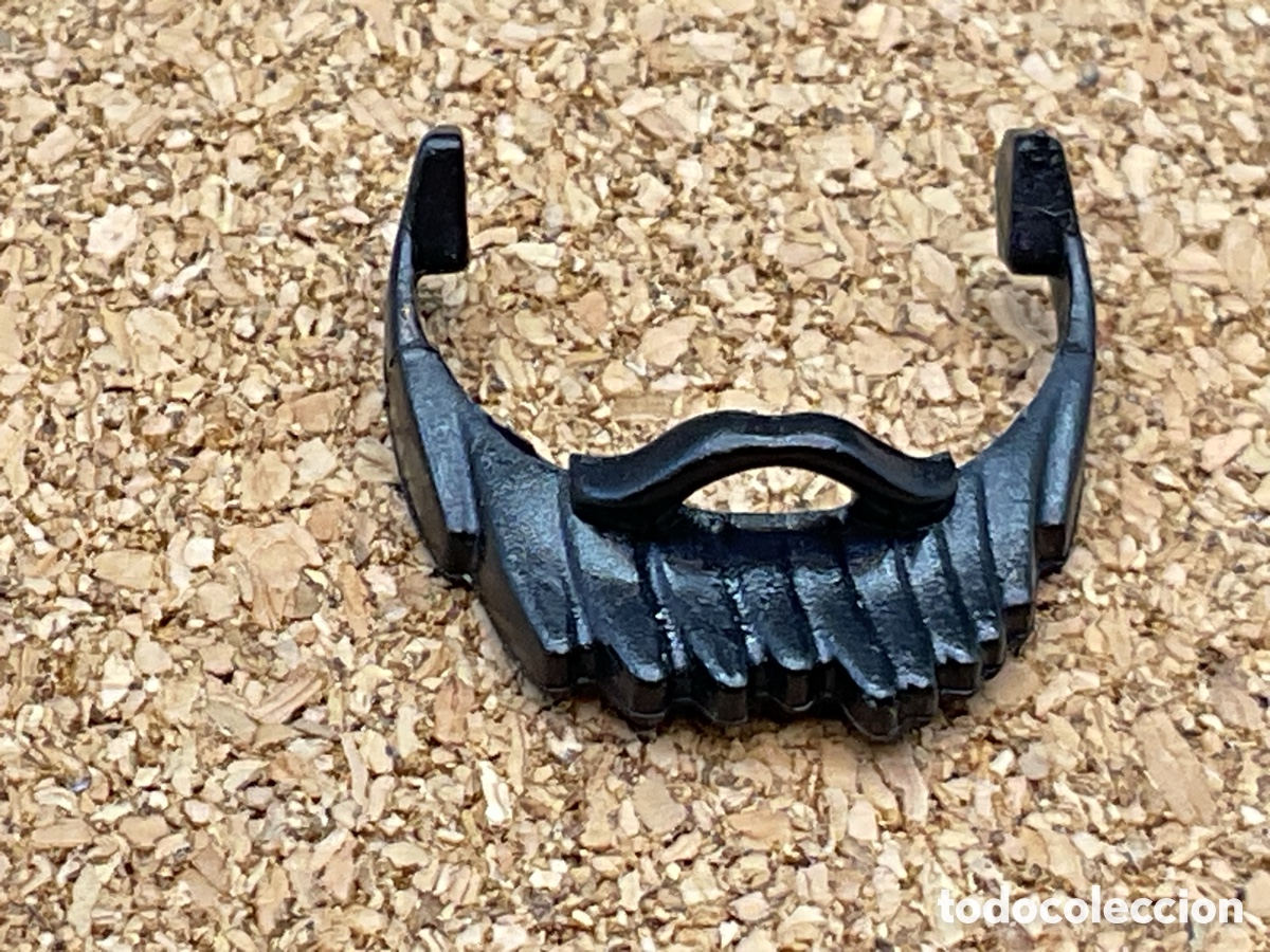 Playmobil: ACCESORIO PLAYMOBIL. BARBA COLOR NEGRA . REF OESTE, GRANJERO, SOLDADOS, PIRATAS, ETC