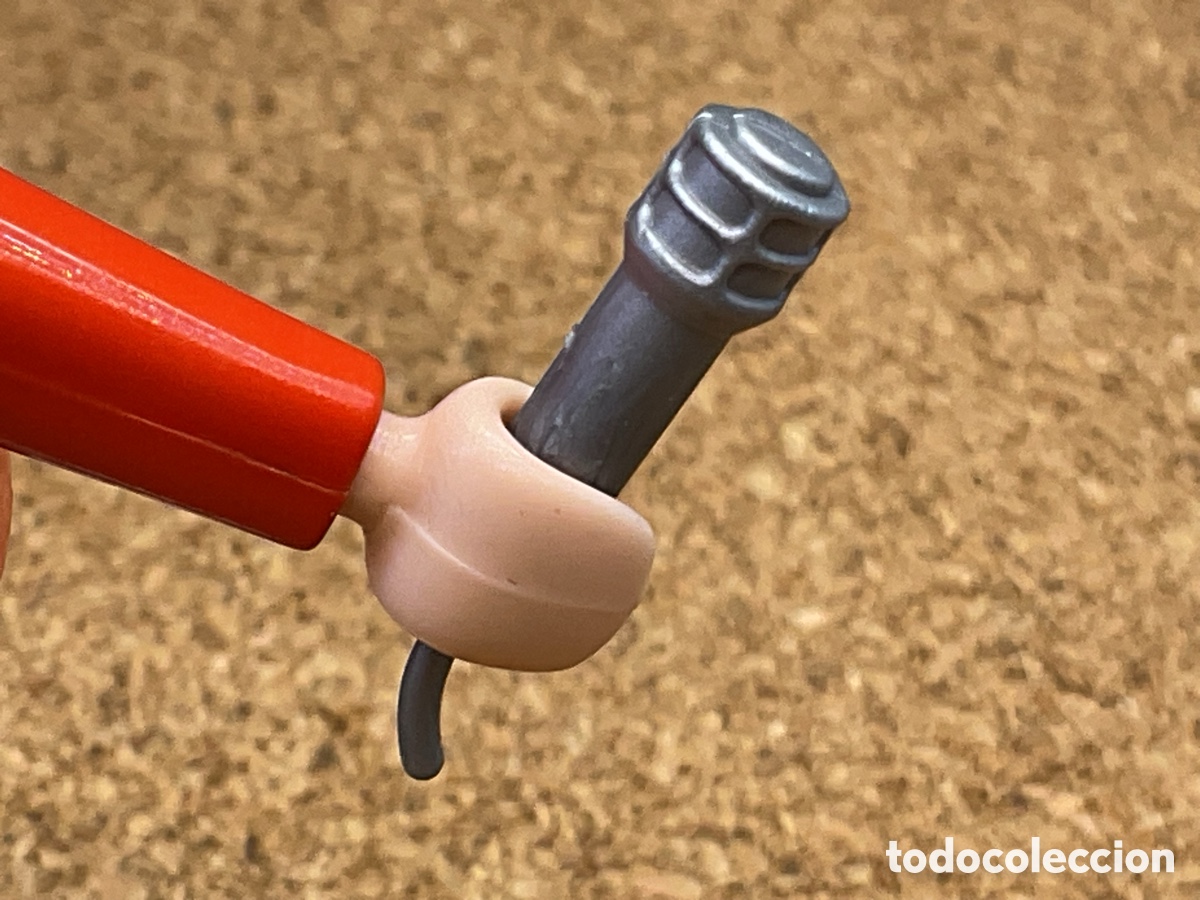 Playmobil: ACCESORIO PLAYMOBIL. MICROFONO COLOR GRISACEO.