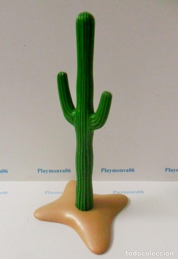 Playmobil: PLAYMOBIL P109 * VEGETACION CAPTUS SOBRE TERRENO COLOR ARENA OESTE INDIOS DESIERTO