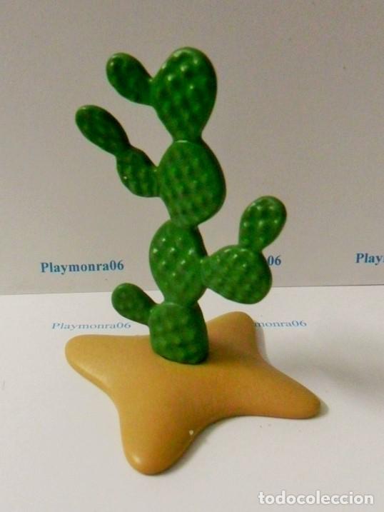 Playmobil: PLAYMOBIL P109 * VEGETACION CAPTUS SOBRE TERRENO COLOR ARENA AMARILA OESTE INDIOS DESIERTO
