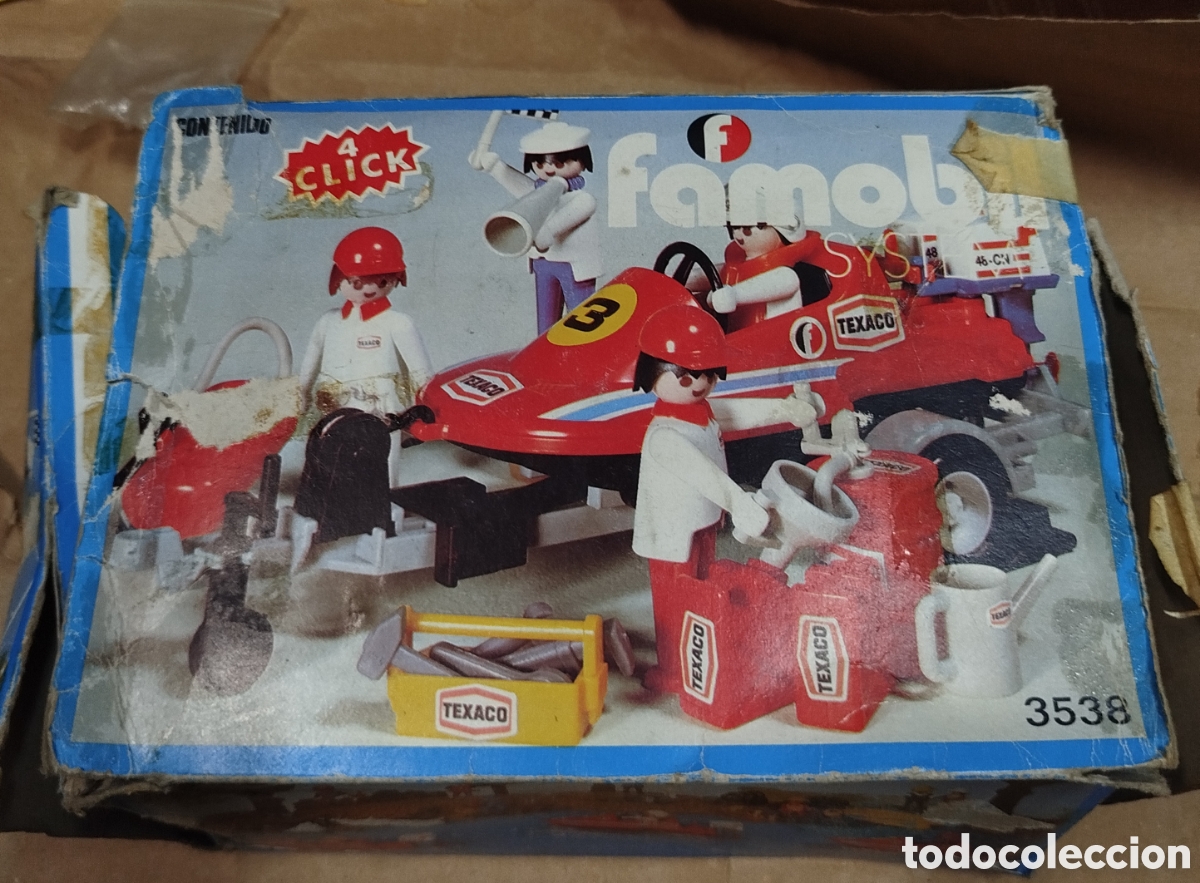 Playmobil: Famobil. Lancha de carreras, con la caja