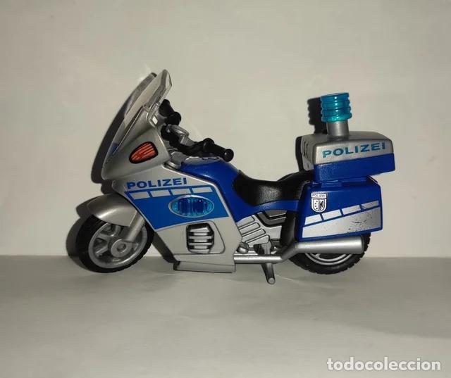 Playmobil: PLAYMOBIL medieval Moto Polic&iacute;a con luz