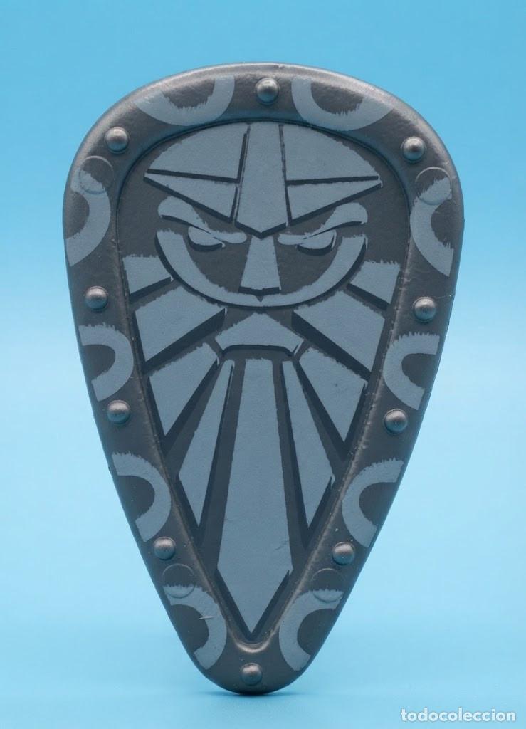 Playmobil: Playmobil escudo enanos cometa normando medieval cara rey enano blanca plateado vikingos castillo