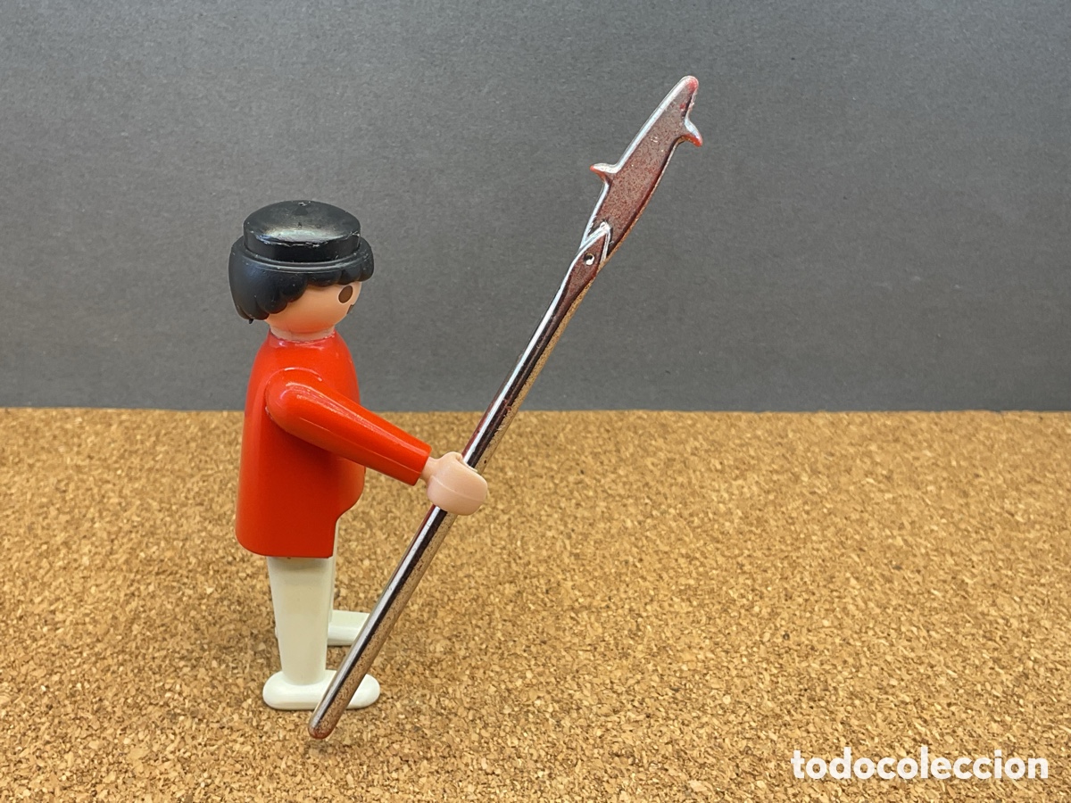 Playmobil: ACCESORIO PLAYMOBIL. ANTIGUA LANZA MEDIEVAL CROMADA DE FAMOBIL