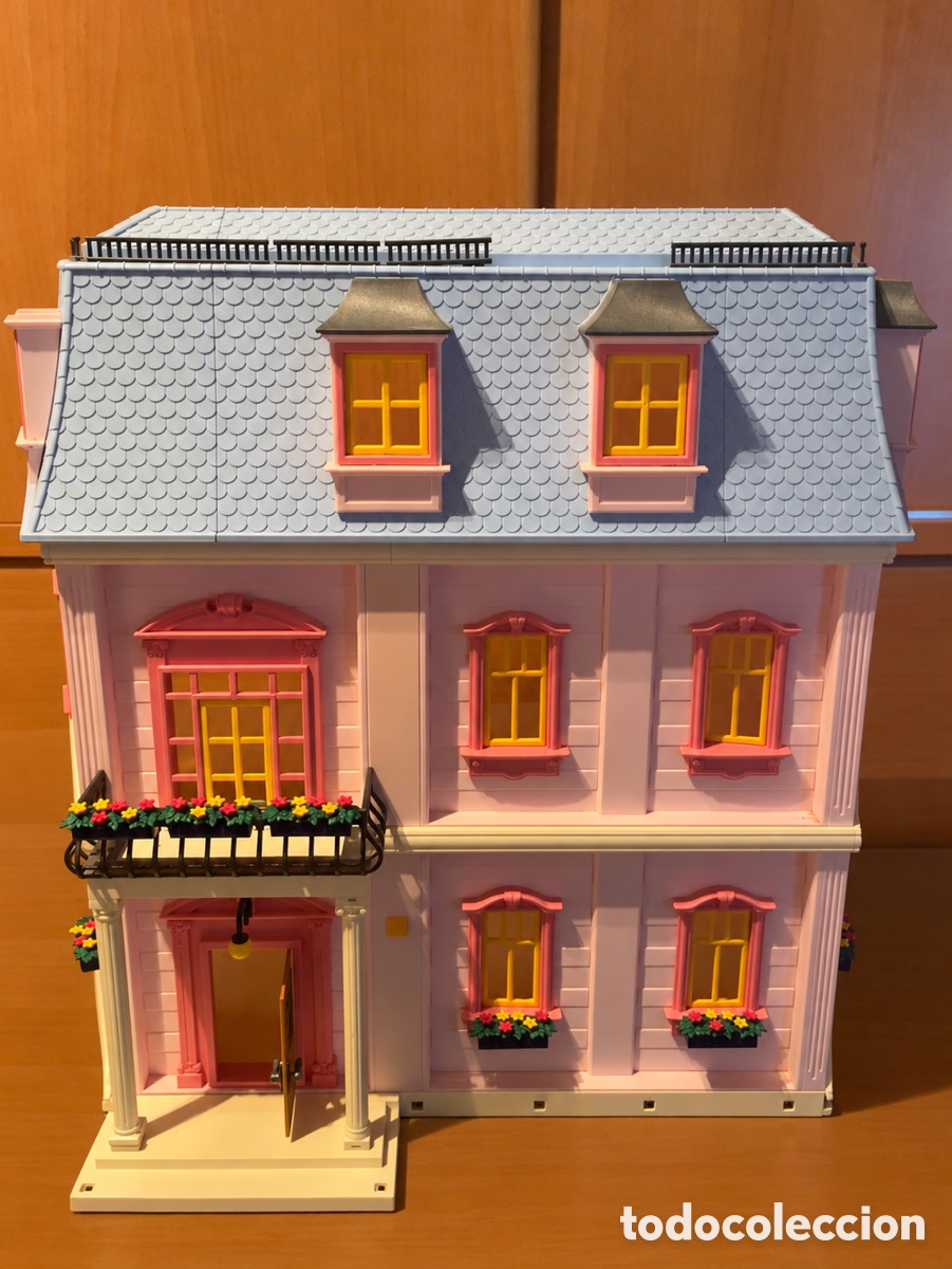 Playmobil: Preciosa Casa de Mu&ntilde;ecas Rom&aacute;ntica Playmobil, referencia 5303, descatalogada y muy completa.