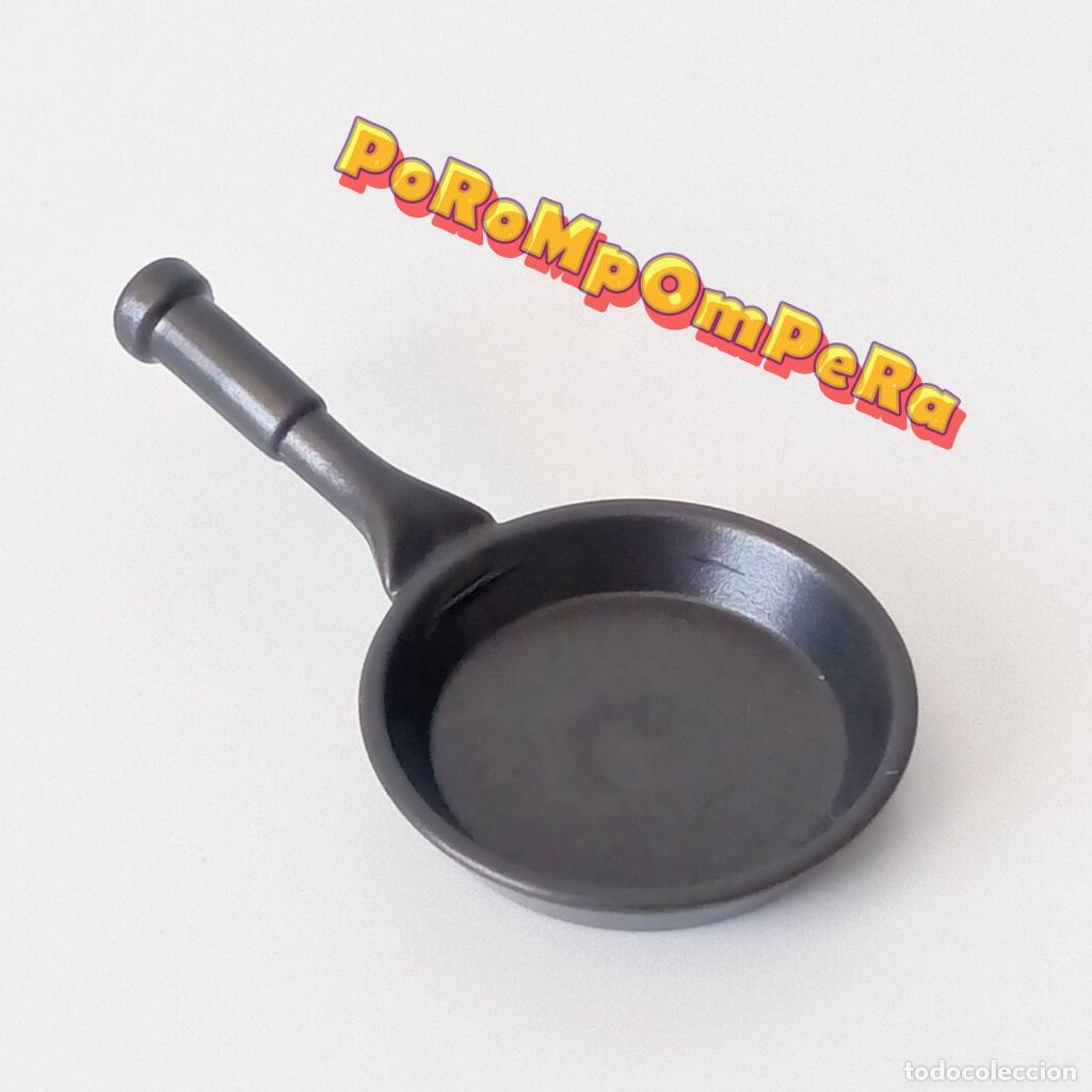 Playmobil: PLAYMOBIL sarten oscura metalizada cocina restaurante bar - DIFERENTES SETS i8