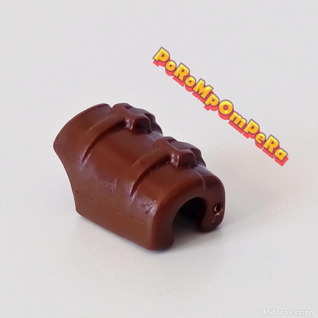 Playmobil: PLAYMOBIL brazalete marr&oacute;n oscuro protecci&oacute;n arquero mu&ntilde;eca caballero medieval mu&ntilde;equera i8