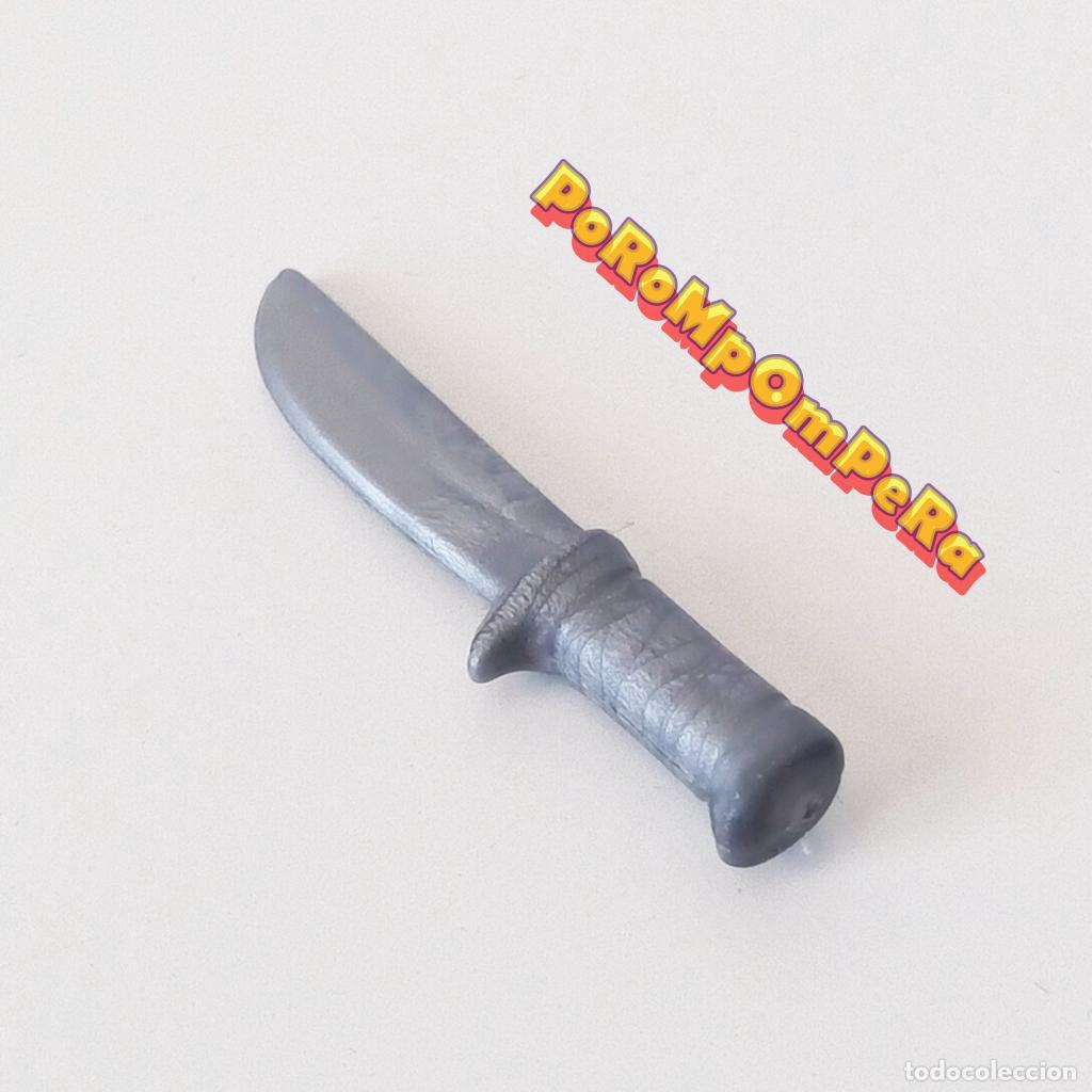 Playmobil: PLAYMOBIL cuchillo plateado vaquero oeste soldado indio bandido explorador guerrero medieval i8