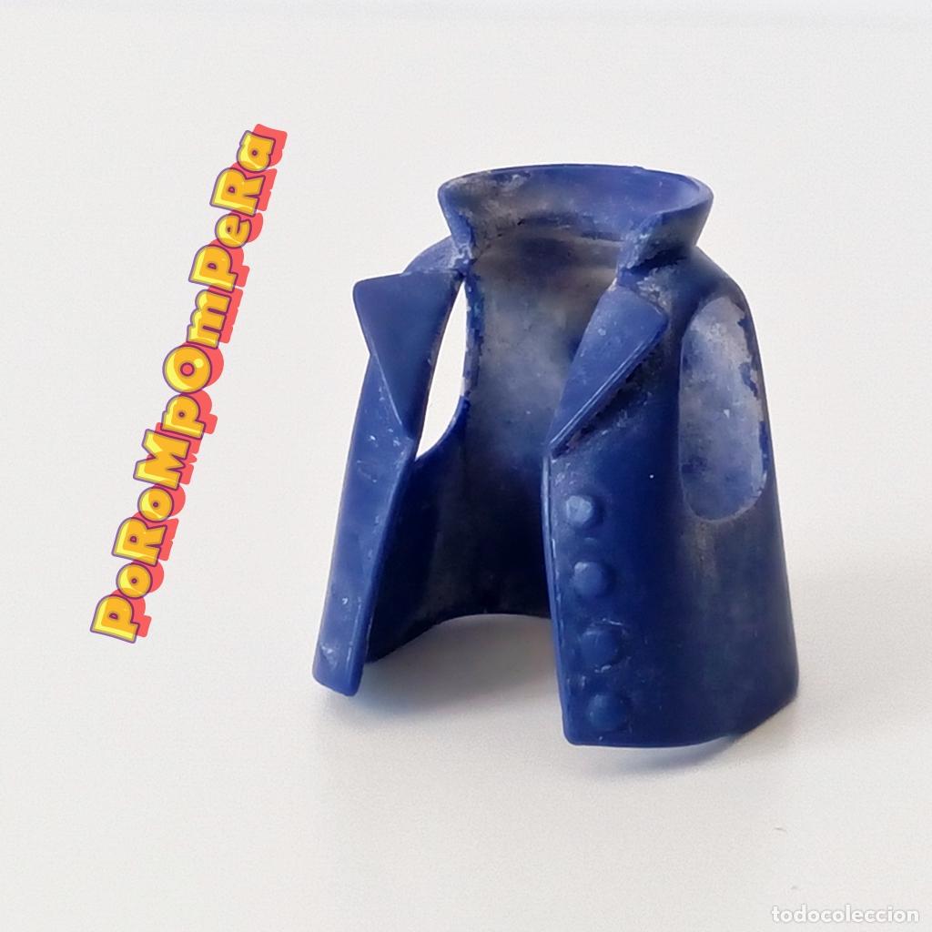 Playmobil: PLAYMOBIL chaqueta abotonada azul oscuro CUSTOM/COMPLETAR i8