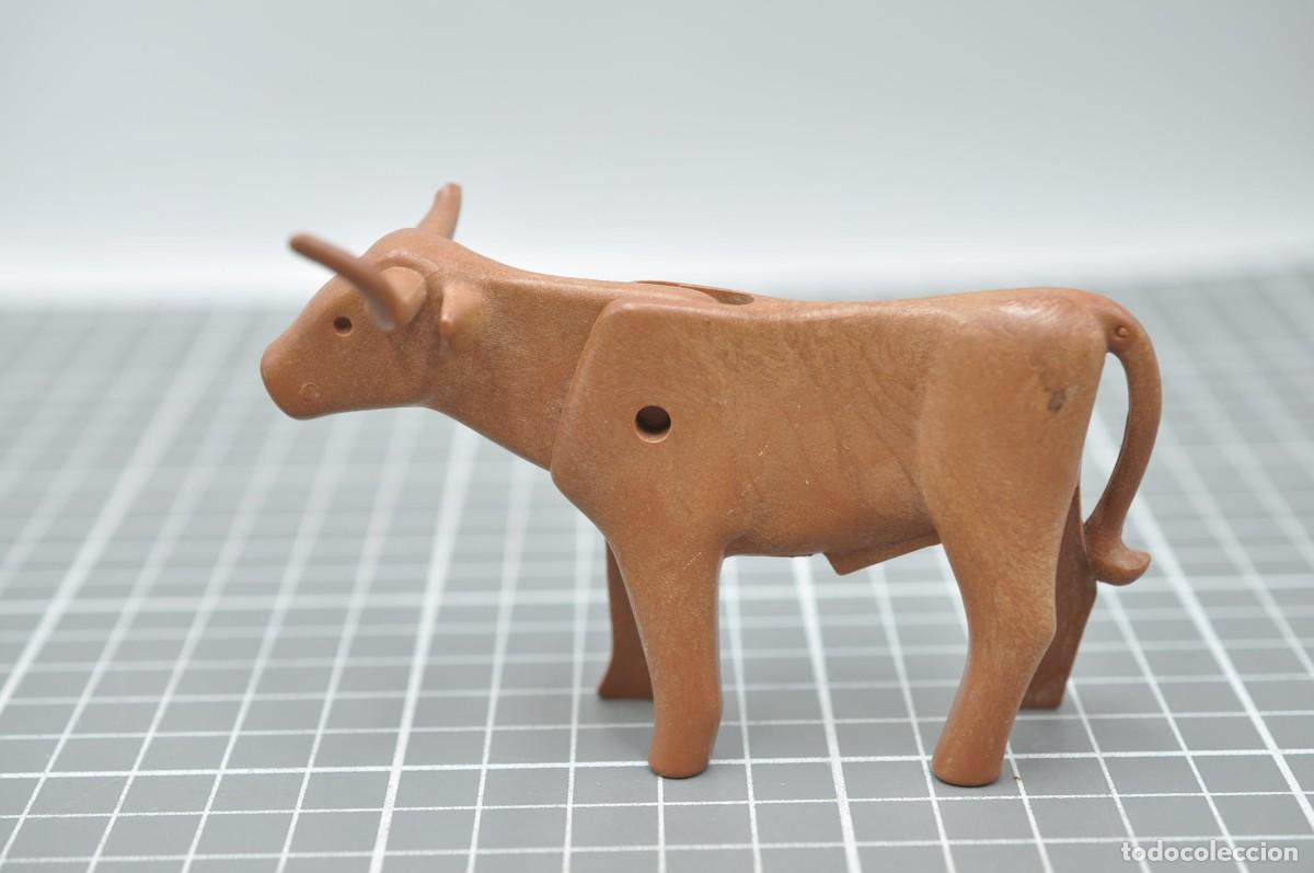 Playmobil: WSK114 Playmobil, vaca longhorn (cuerno roto)