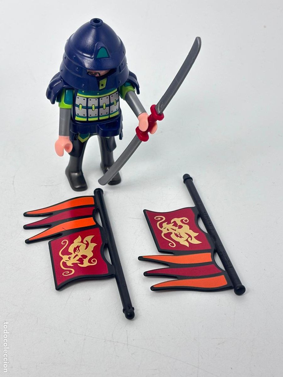 Playmobil: Playmobil figura samurai con banderas - Foto 2