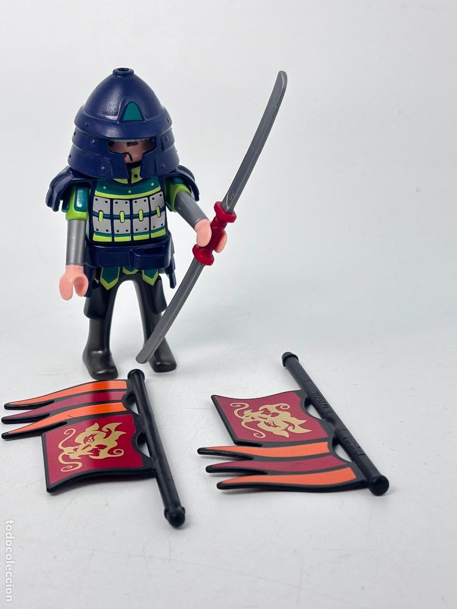 Playmobil: Playmobil figura samurai con banderas - Foto 1