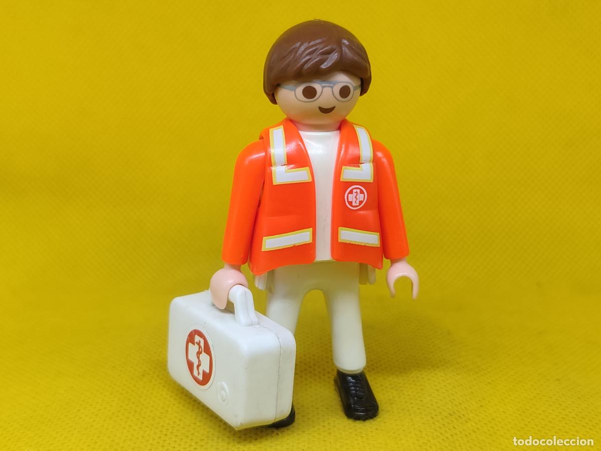 Playmobil: Playmobil Enfermero con chaleco y botiqu&iacute;n, m&eacute;dico