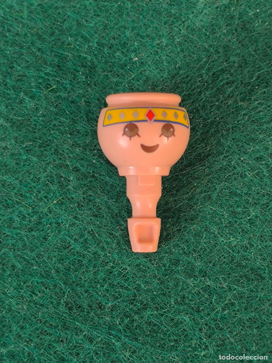 Playmobil: Playmobil cabeza femenina mujer cinta diadema amarilla princesa castillo vikingos romanos medieval