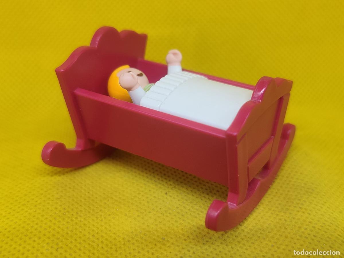 Playmobil: Playmobil Beb&eacute; con cuna roja - Foto 3
