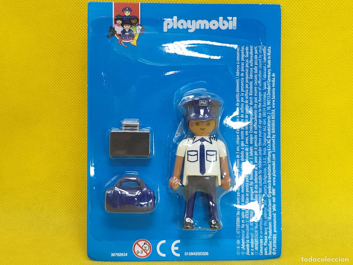 Playmobil: Playmobil Piloto de avi&oacute;n, colecci&oacute;n planeta profesiones
