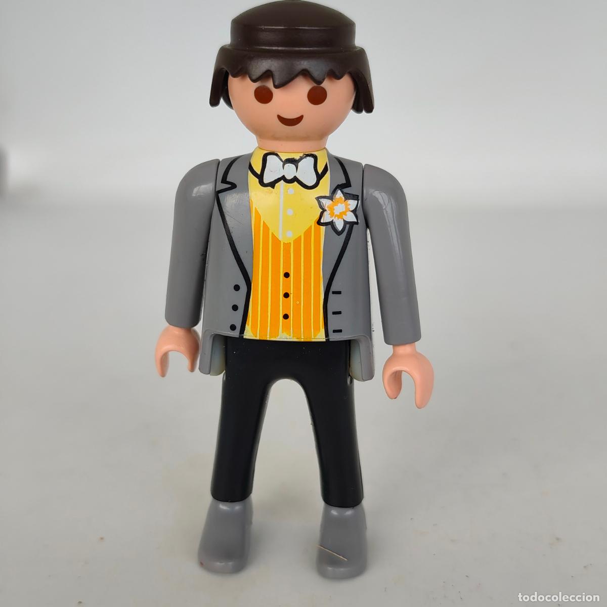 Playmobil: Figura mu&ntilde;eco Novio Boda Accesorio Complemento Playmobil