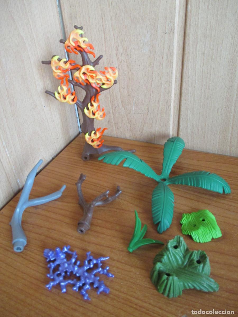 Playmobil: PLAYMOBIL: LOTE VARIADO DE ARBOL Y VEGETACION
