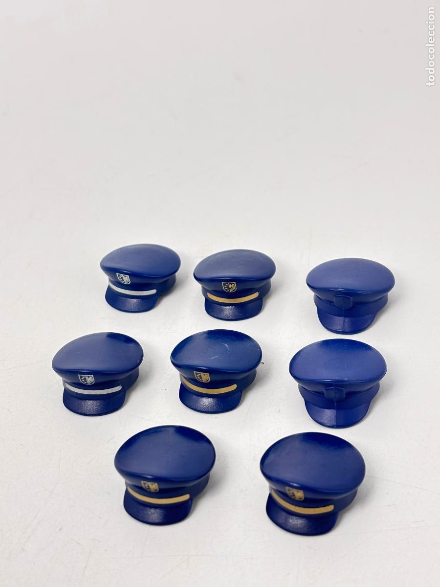 Playmobil: Playmobil lote gorra azul polic&iacute;a
