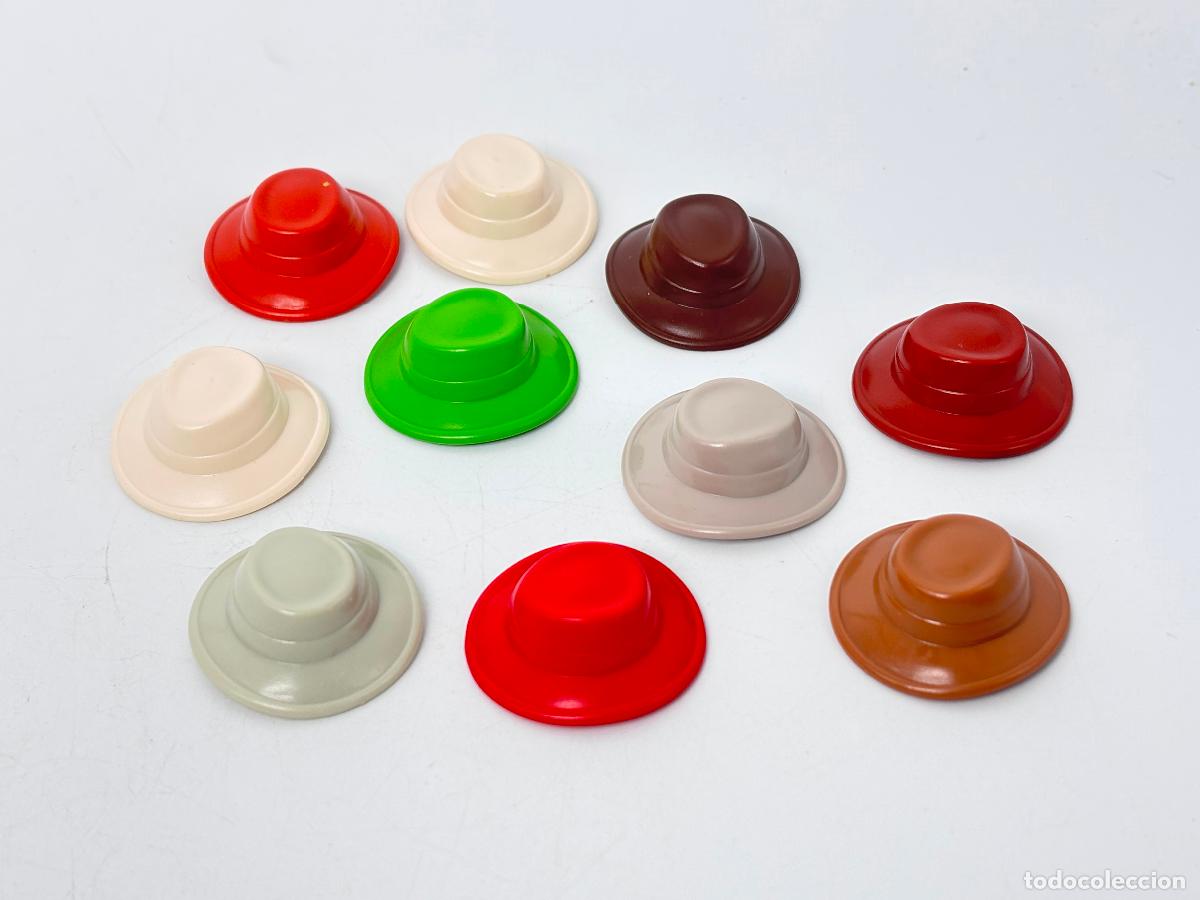 Playmobil: Playmobil lote gorro sombrero granja varios colores