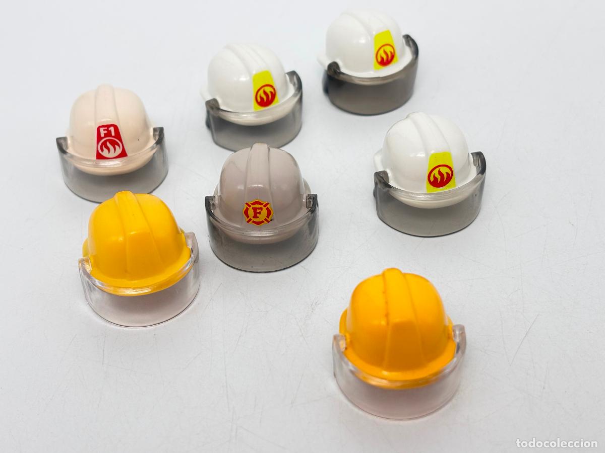 Playmobil: Playmobil lote casco bombero con pantalla