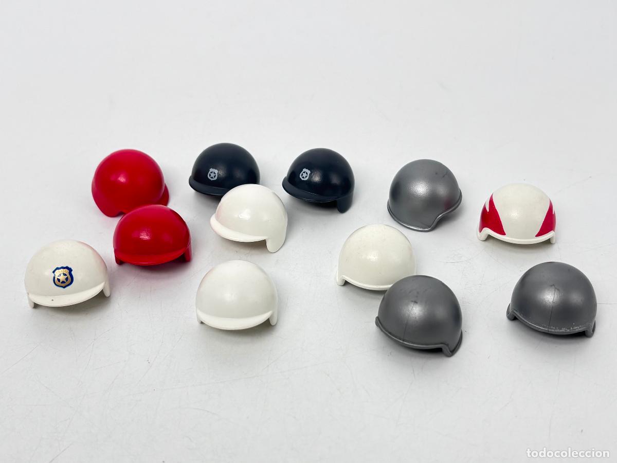 Playmobil: Playmobil lote casco varios colores