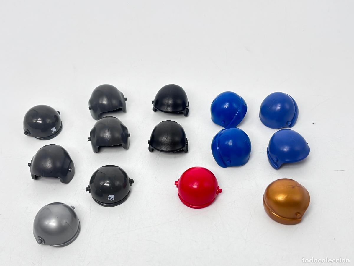 Playmobil: Playmobil lote casco varios colores
