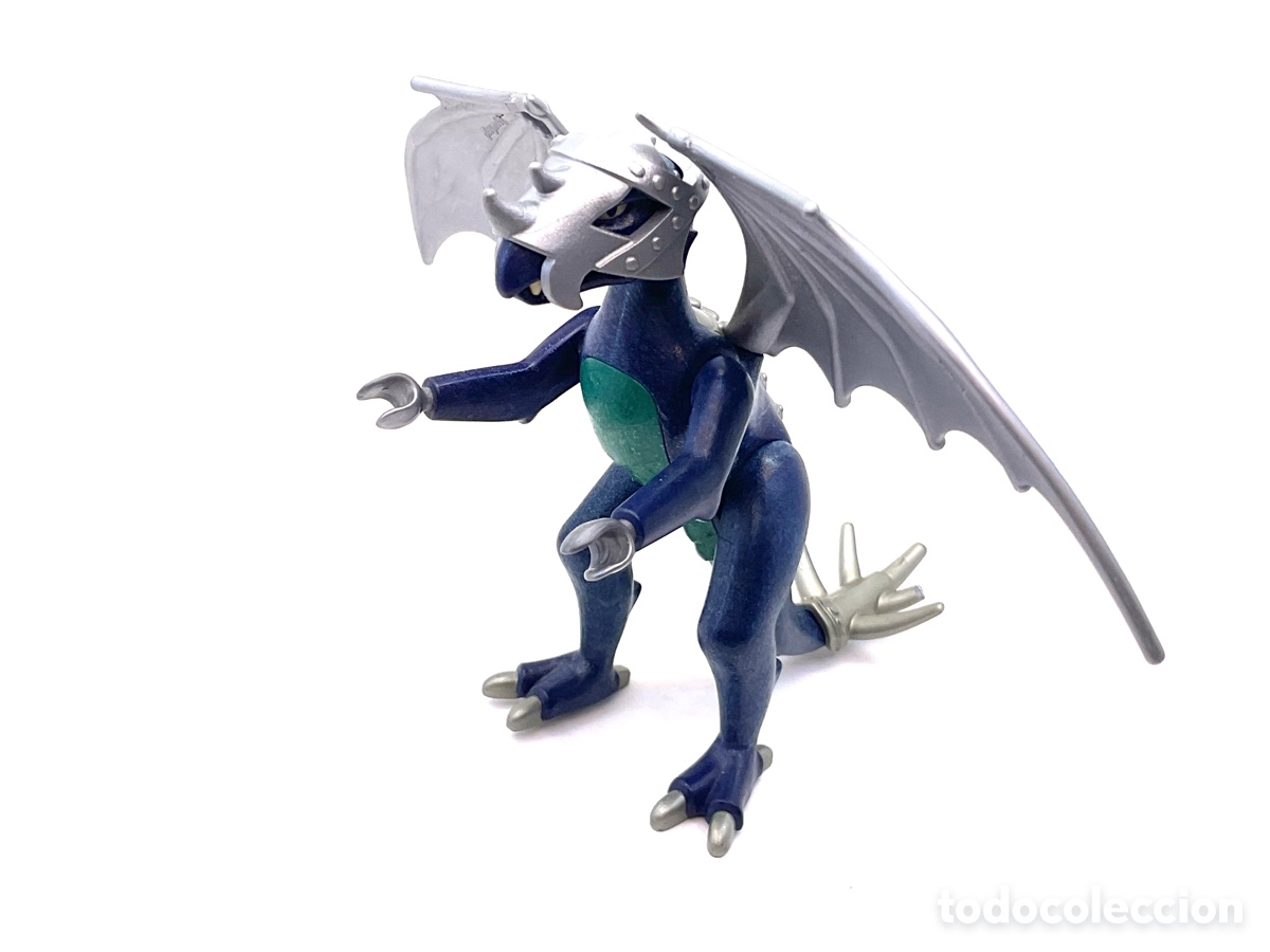 Playmobil: FIGURA PLAYMOBIL. DRAG&Oacute;N AZUL.