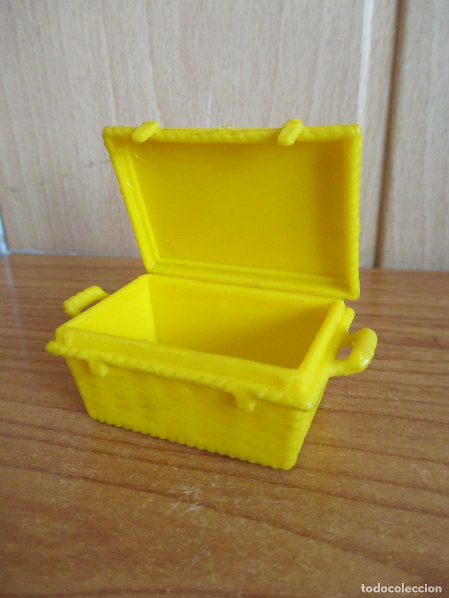 Playmobil: PLAYMOBIL : 1 CESTO MIMBRE AMARILLO PARA GUARDAR MUNICION O SIMILAR