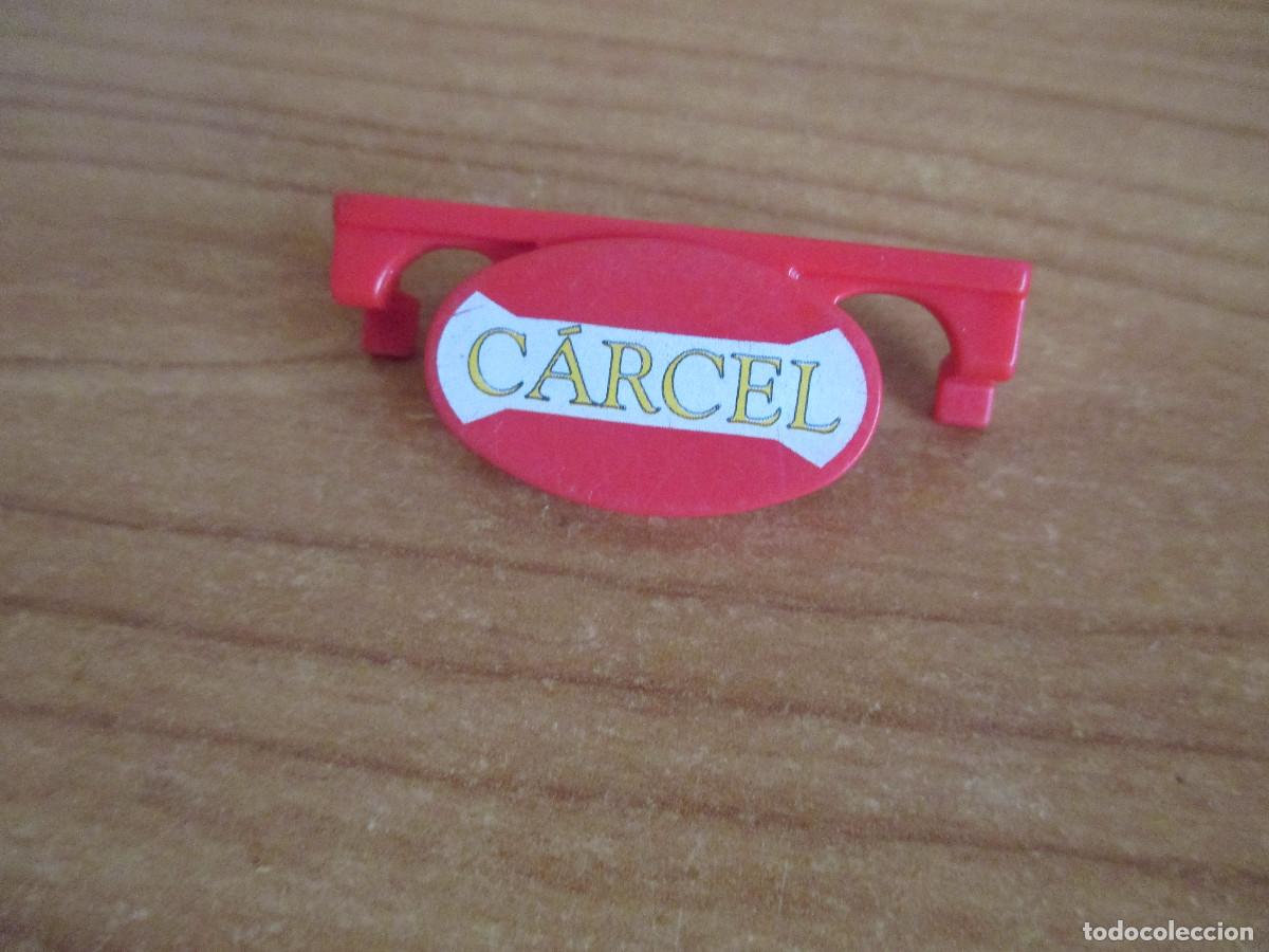 Playmobil: PLAYMOBIL : 1 CARTEL O LETRERO COLGANTE DE CARCEL MEDIEVAL