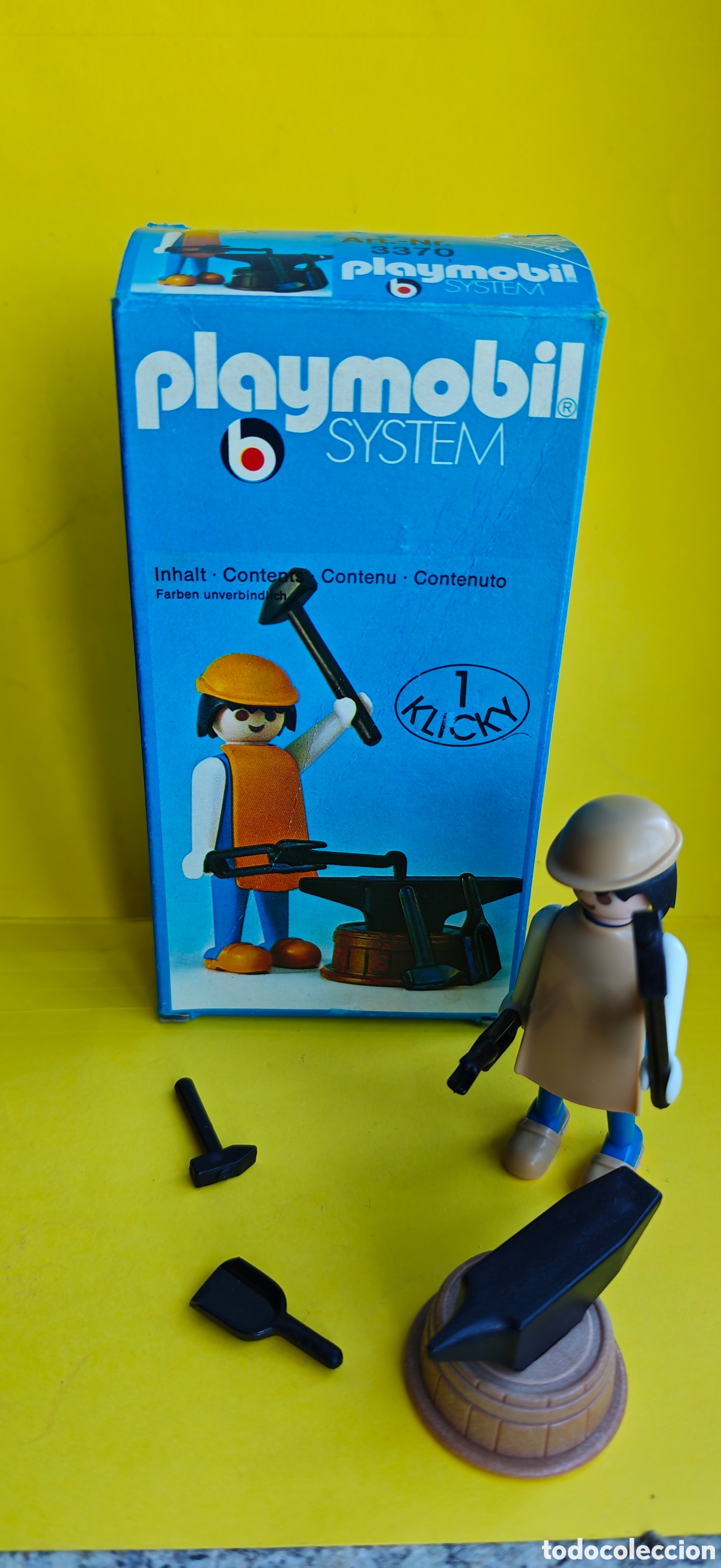Playmobil: Playmobil 3370 herrero con yunque, en caja