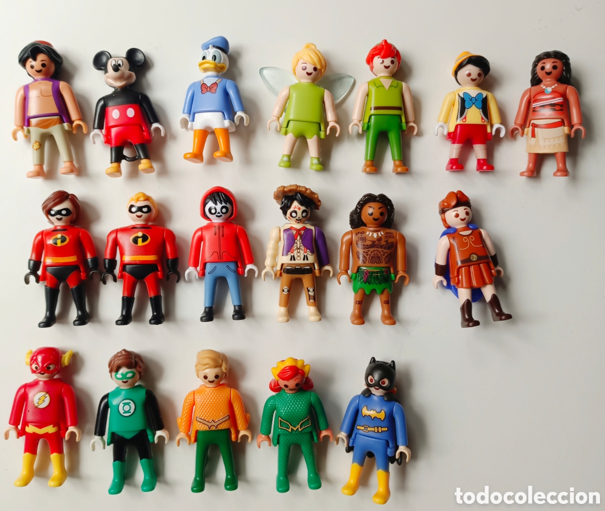 Playmobil: 2&euro; unidad Playmobil disney dc comics batman, aladdin, mickey mouse, pinocho , petter pan ...