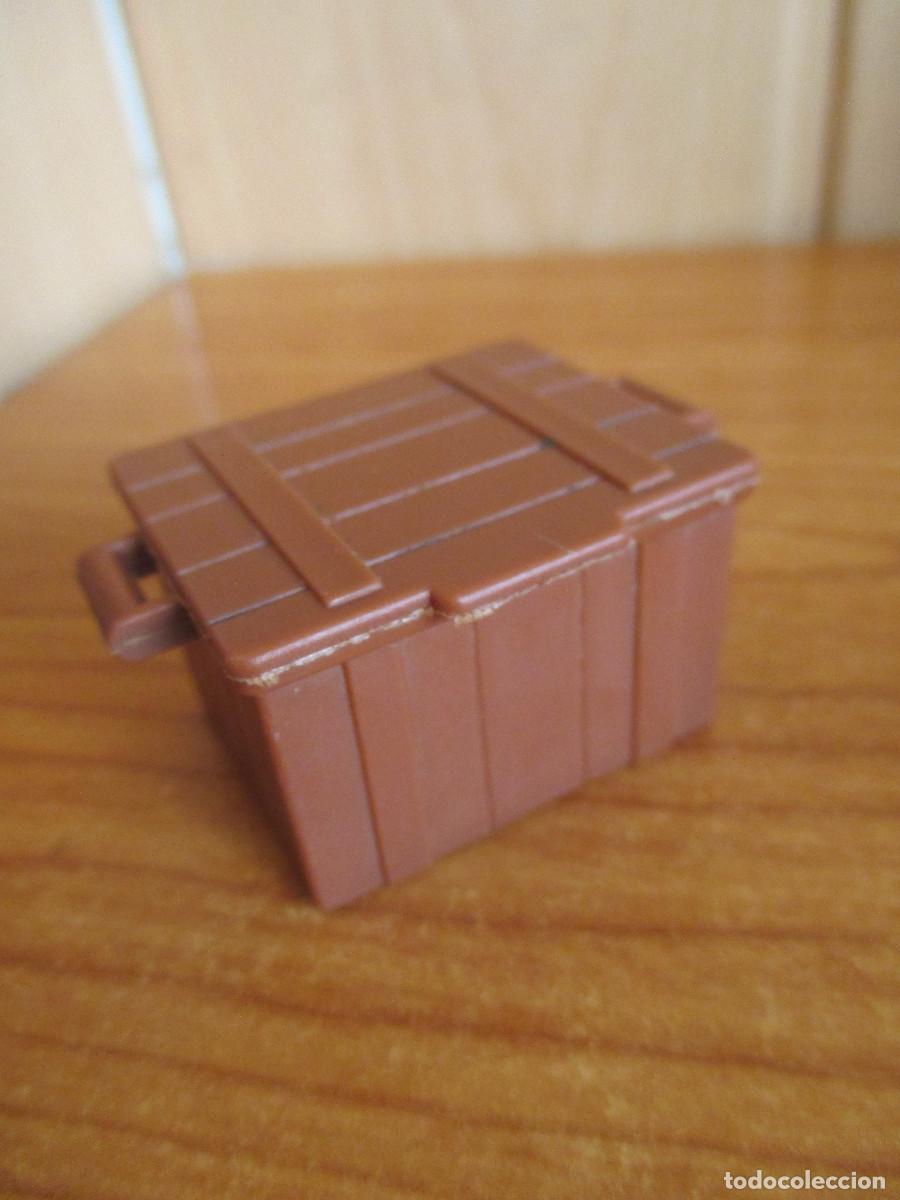 Playmobil: PLAYMOBIL : 1 COFRE O CAJA MARRON