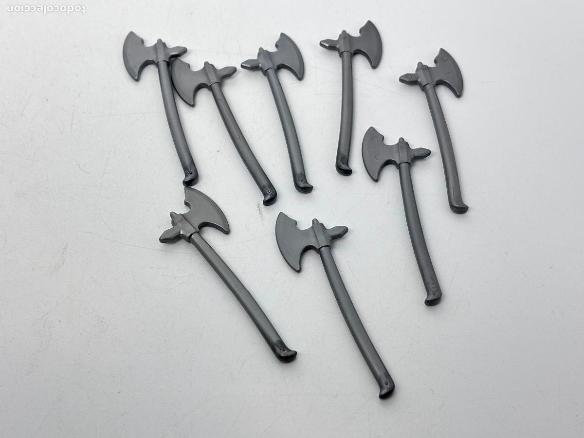 Playmobil: Playmobil lote hacha vikingo medieval arquero