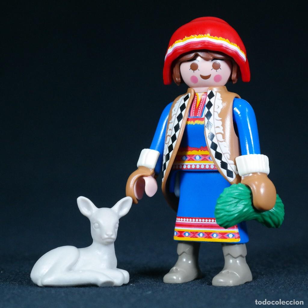 Playmobil: Playmobil mujer sami con ciervo ☼