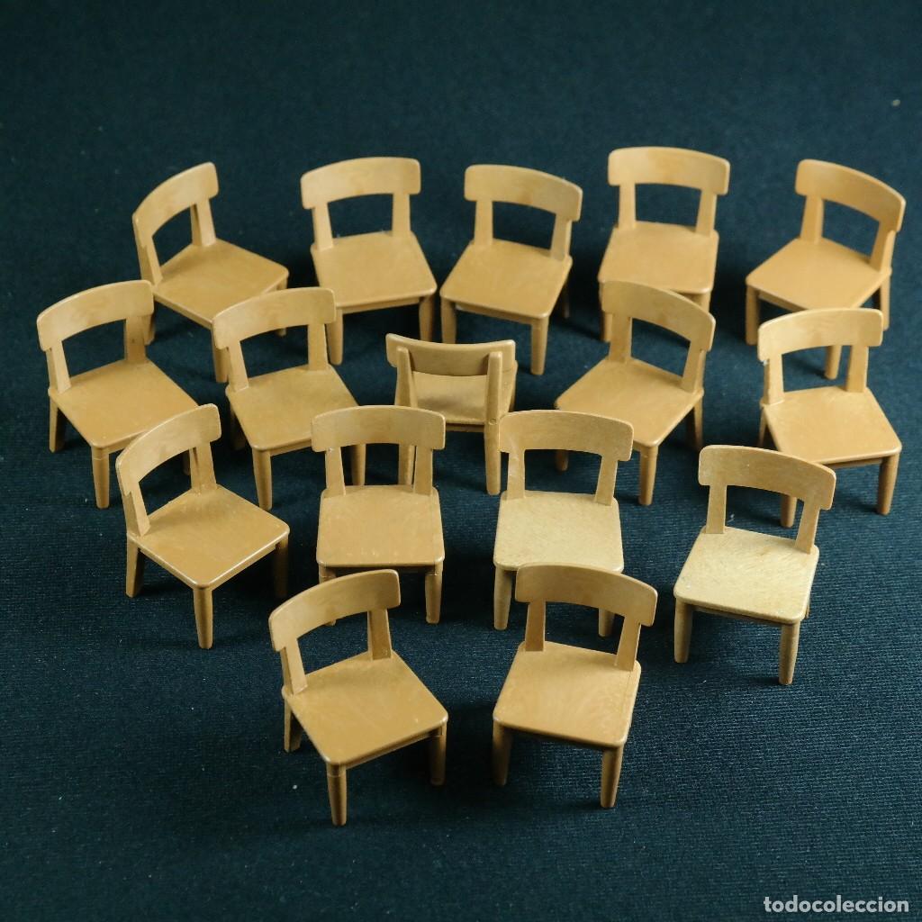 Playmobil: Playmobil sillas marrones ☼