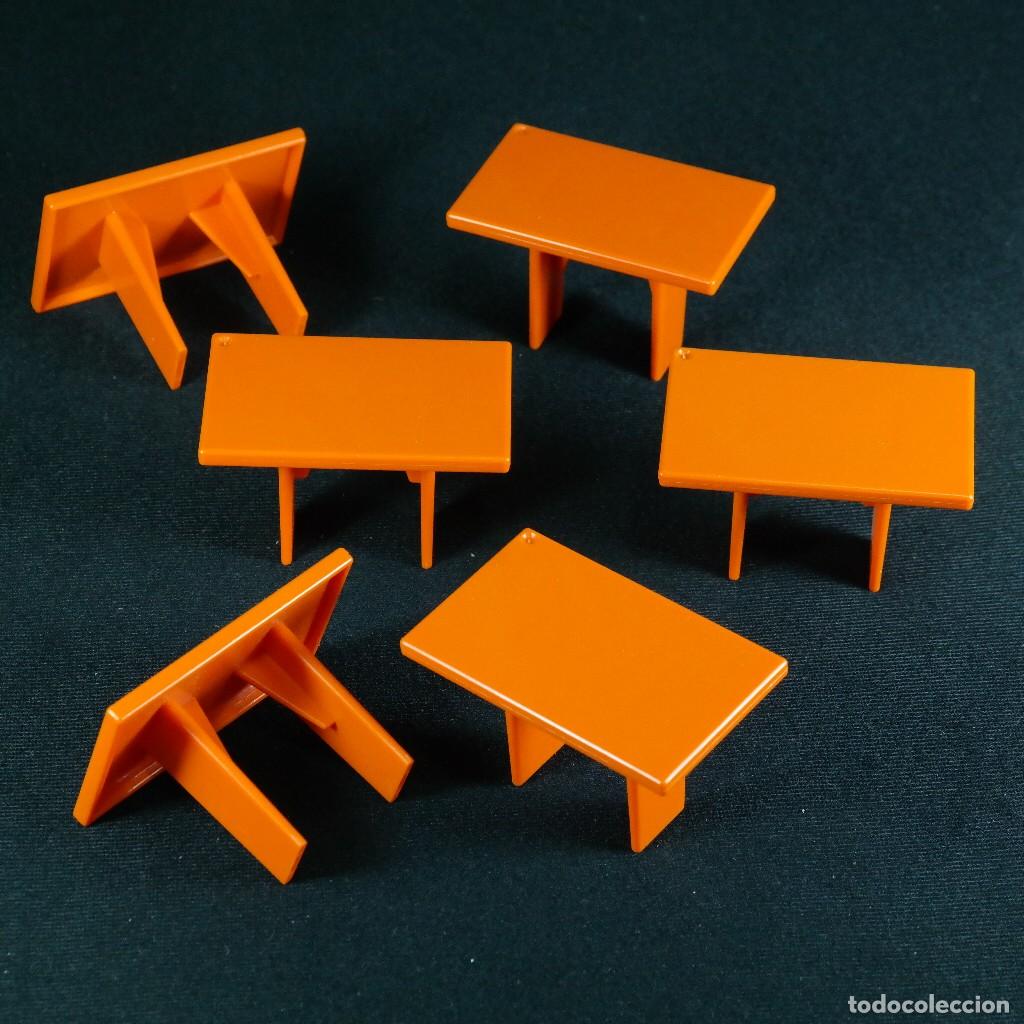 Playmobil: Playmobil mesas naranjas catamaran ☼