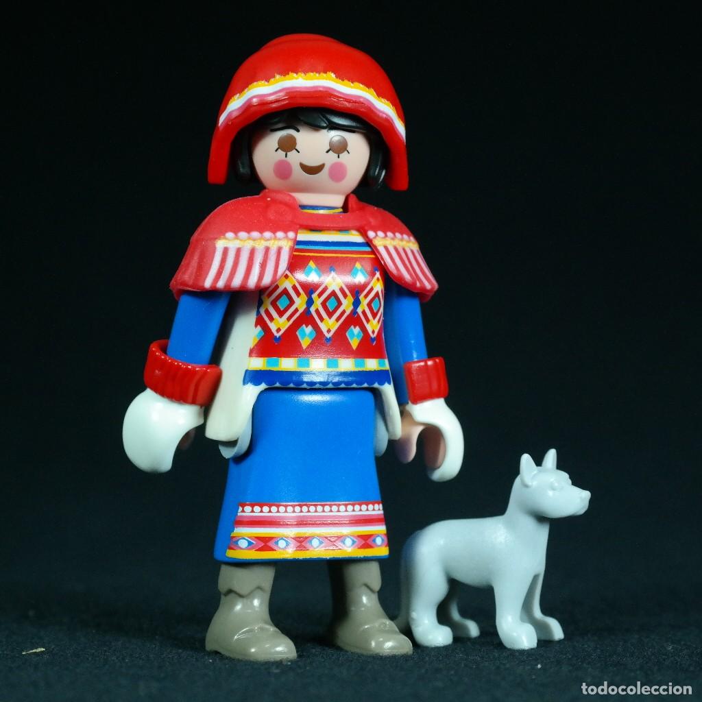 Playmobil: Playmobil mujer sami con perro ☼ - Foto 1
