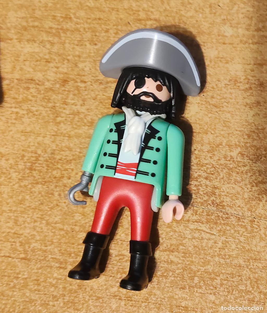 Playmobil: PLAYMOBIL FIGURA PARCHE TIPO PIRATA GARFIO CHAQVETA PATA PALO SERIE HISTORIA